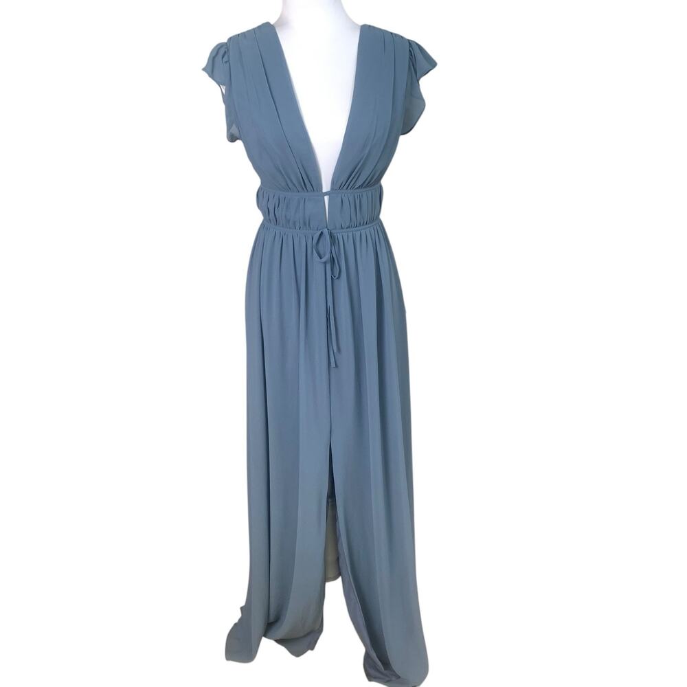 Lulu's Light Blue Maxi Dress - Picture 3 of 12